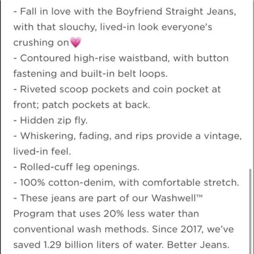 Old Navy Mid-Rise Boyfriend Straight Ripped Jeans for Women - Picture 8 of 8